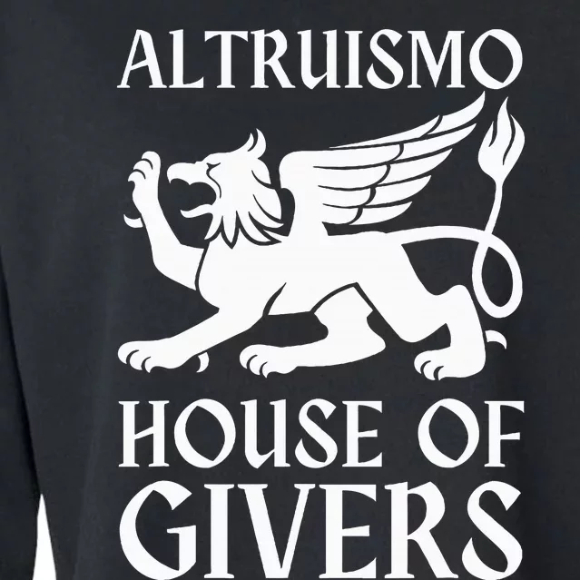 Altruismo House Of Givers Cropped Pullover Crew