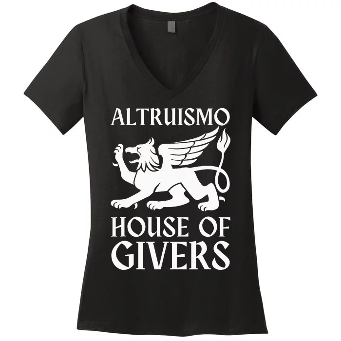 Altruismo House Of Givers Women's V-Neck T-Shirt