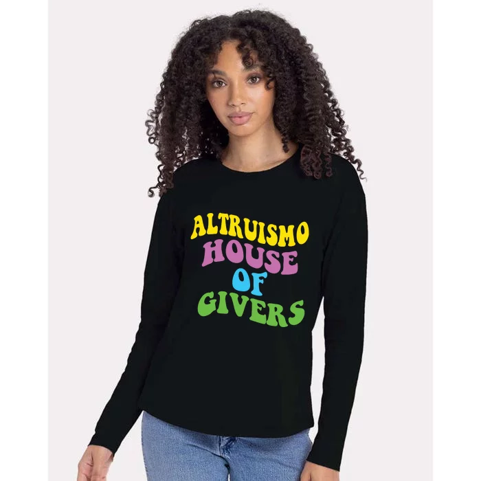 Altruismo House Of Givers Rca Givers School Spirit Womens Cotton Relaxed Long Sleeve T-Shirt