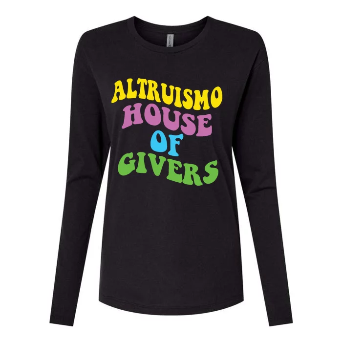 Altruismo House Of Givers Rca Givers School Spirit Womens Cotton Relaxed Long Sleeve T-Shirt