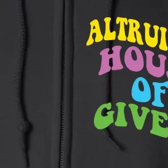 Altruismo House Of Givers Rca Givers School Spirit Full Zip Hoodie