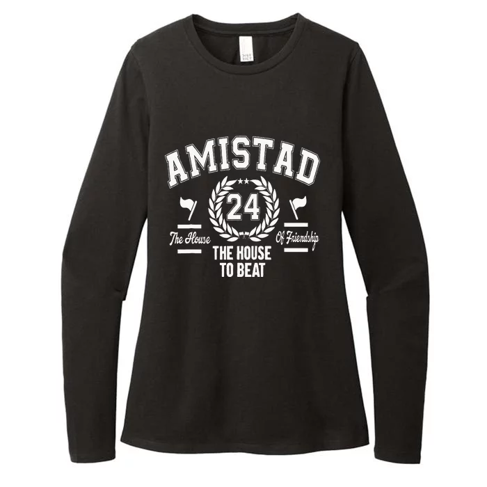 Amistad House Of Friendship House Friendship School Spirit Womens CVC Long Sleeve Shirt