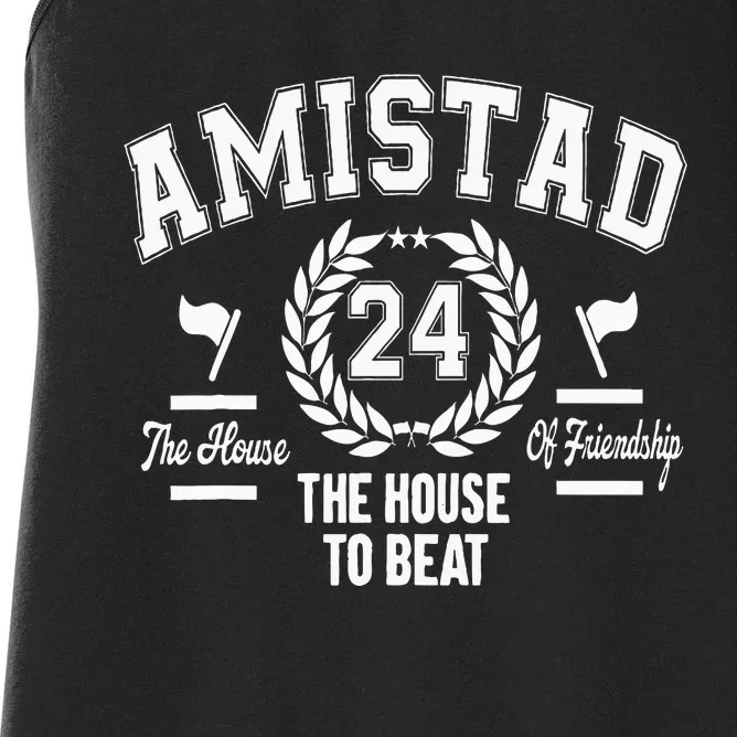 Amistad House Of Friendship House Friendship School Spirit Women's Racerback Tank