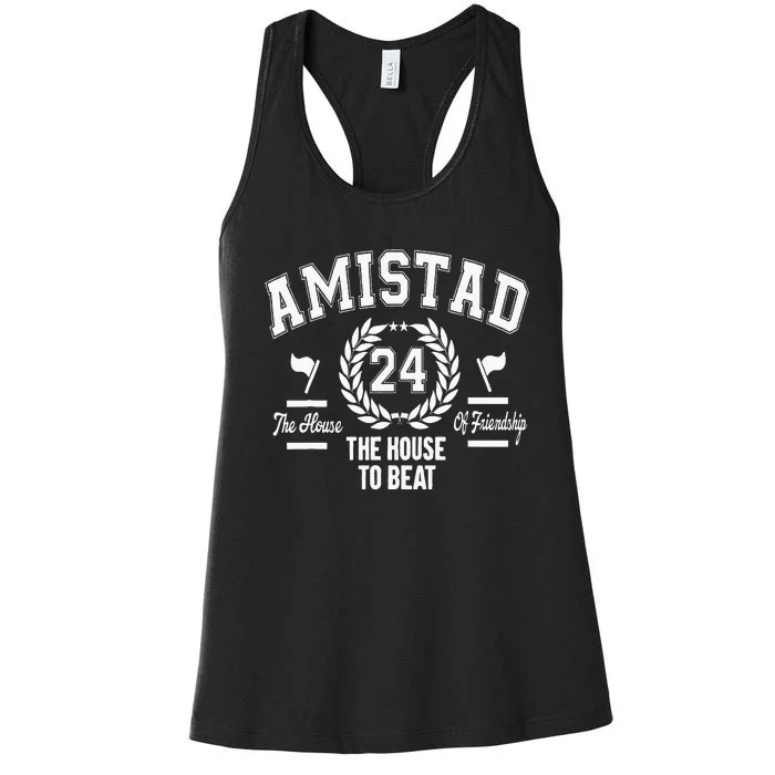 Amistad House Of Friendship House Friendship School Spirit Women's Racerback Tank