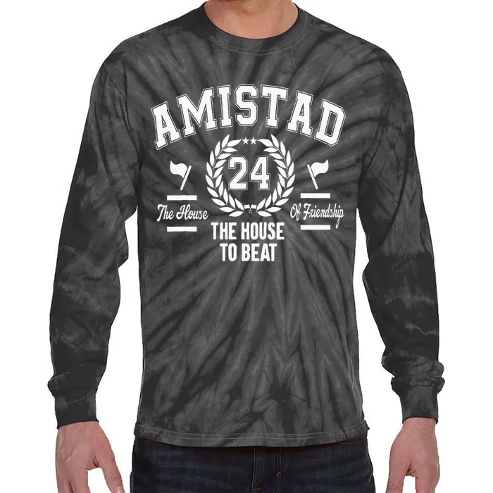 Amistad House Of Friendship House Friendship School Spirit Tie-Dye Long Sleeve Shirt