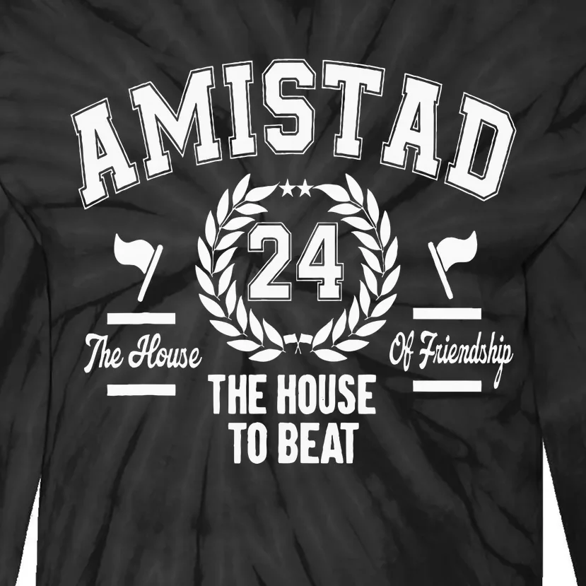 Amistad House Of Friendship House Friendship School Spirit Tie-Dye Long Sleeve Shirt