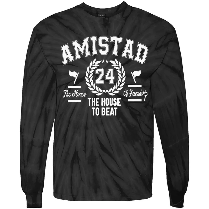 Amistad House Of Friendship House Friendship School Spirit Tie-Dye Long Sleeve Shirt