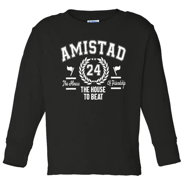 Amistad House Of Friendship House Friendship School Spirit Toddler Long Sleeve Shirt