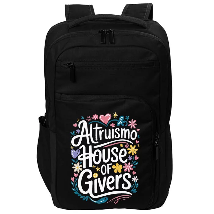 Altruismo House Of Givers School Spirit Impact Tech Backpack