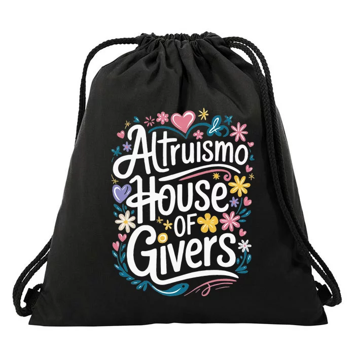 Altruismo House Of Givers School Spirit Drawstring Bag