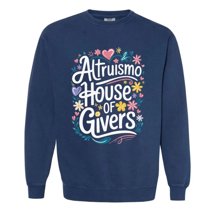 Altruismo House Of Givers School Spirit Garment-Dyed Sweatshirt