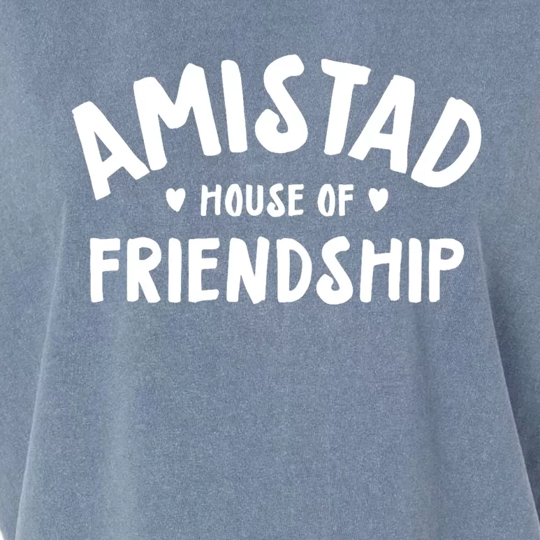 Amistad House Of Friendship Friendly School Spirit Garment-Dyed Women's Muscle Tee