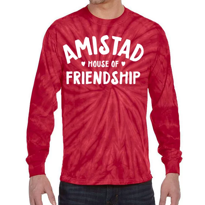 Amistad House Of Friendship Friendly School Spirit Tie-Dye Long Sleeve Shirt