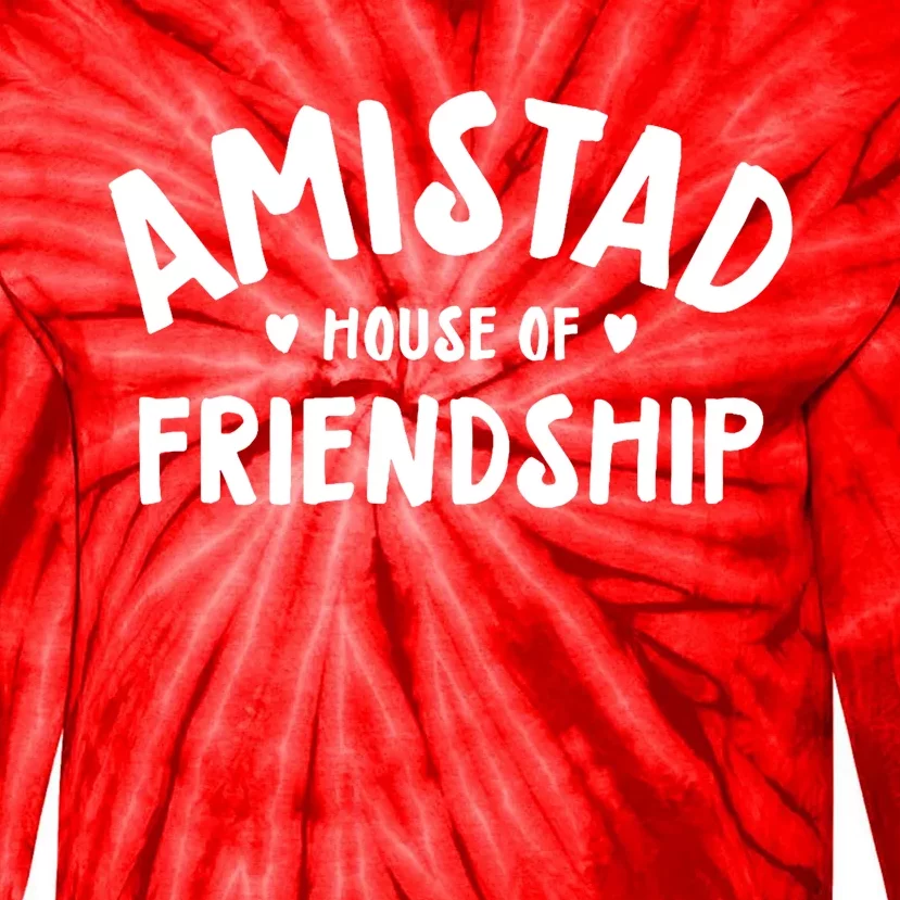 Amistad House Of Friendship Friendly School Spirit Tie-Dye Long Sleeve Shirt