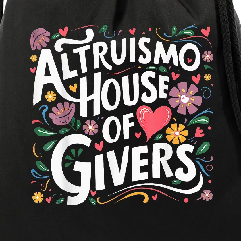 Altruismo House Of Givers Rca Givers School Spirit Drawstring Bag