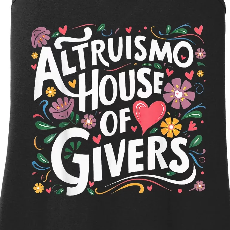 Altruismo House Of Givers Rca Givers School Spirit Ladies Essential Tank