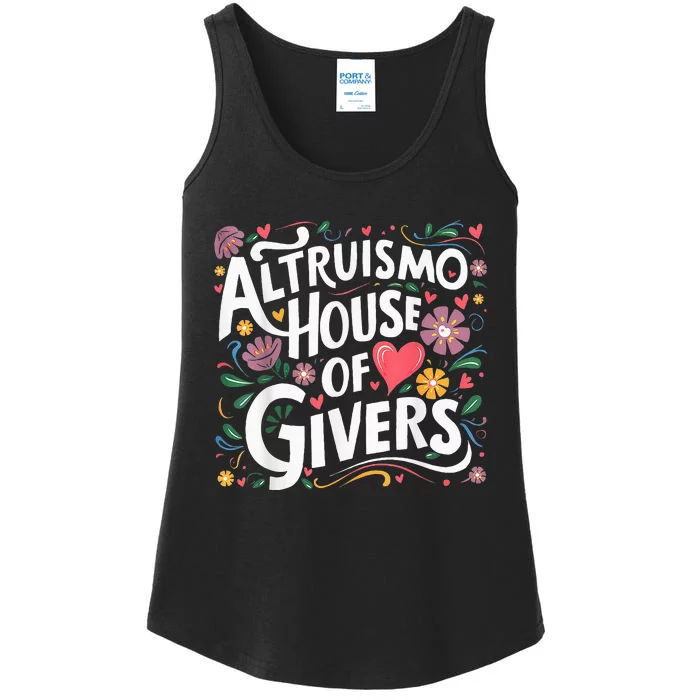 Altruismo House Of Givers Rca Givers School Spirit Ladies Essential Tank