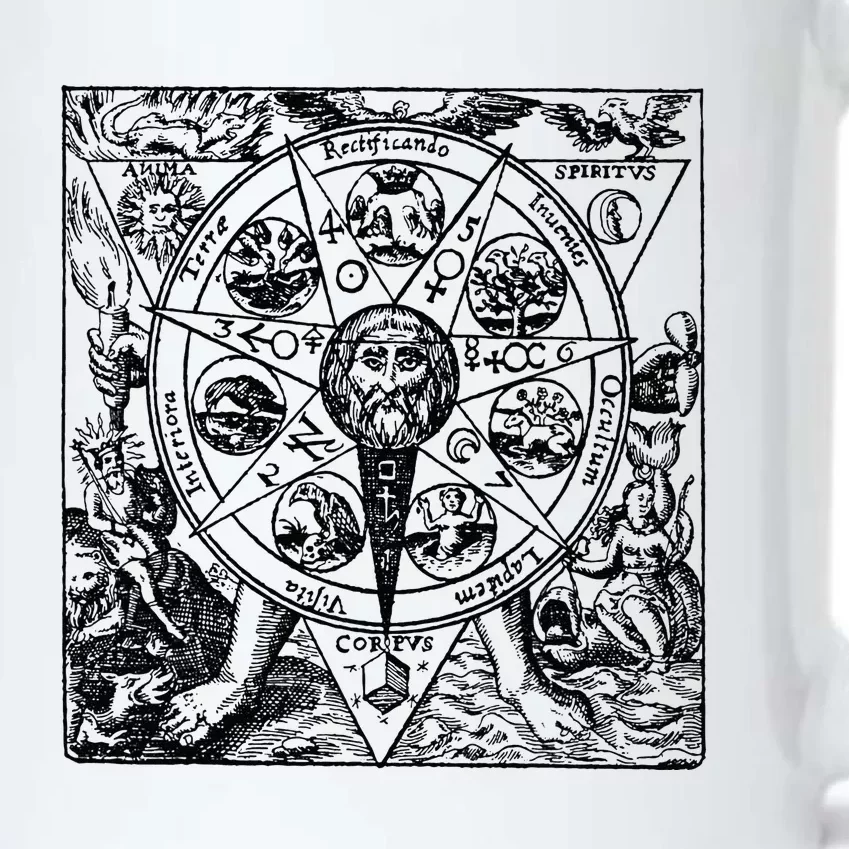 Alchemy Hermeticism Occult Magic Magick Graphic Tee Black Color Changing Mug