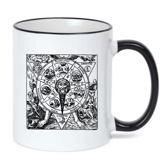 Alchemy Hermeticism Occult Magic Magick Graphic Tee Black Color Changing Mug