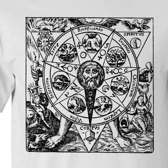 Alchemy Hermeticism Occult Magic Magick Graphic Tee Tall T-Shirt