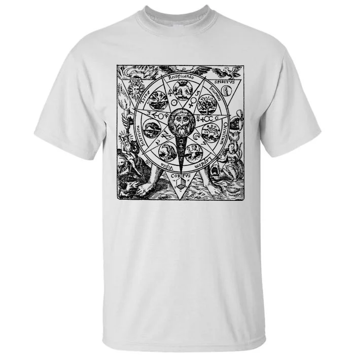 Alchemy Hermeticism Occult Magic Magick Graphic Tee Tall T-Shirt