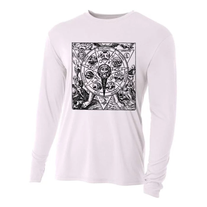 Alchemy Hermeticism Occult Magic Magick Graphic Tee Cooling Performance Long Sleeve Crew