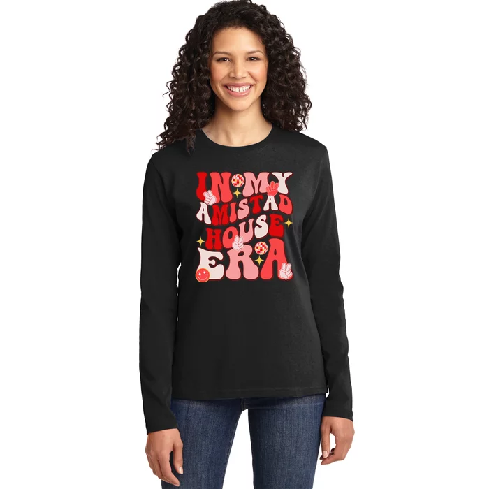 Amistad House Of Friendship Rca Friendship School Spirit Ladies Long Sleeve Shirt