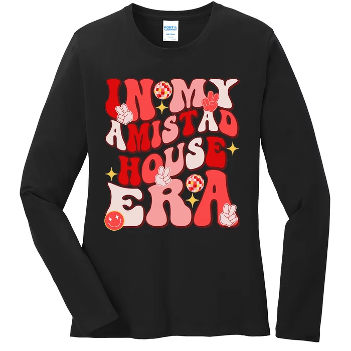 Amistad House Of Friendship Rca Friendship School Spirit Ladies Long Sleeve Shirt