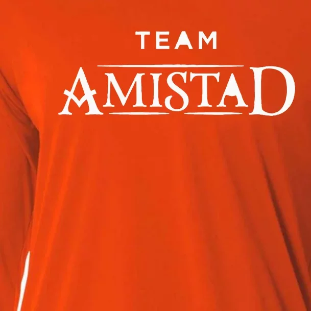 Amistad House Of Friendship House Retro Friendship. Cooling Performance Long Sleeve Crew