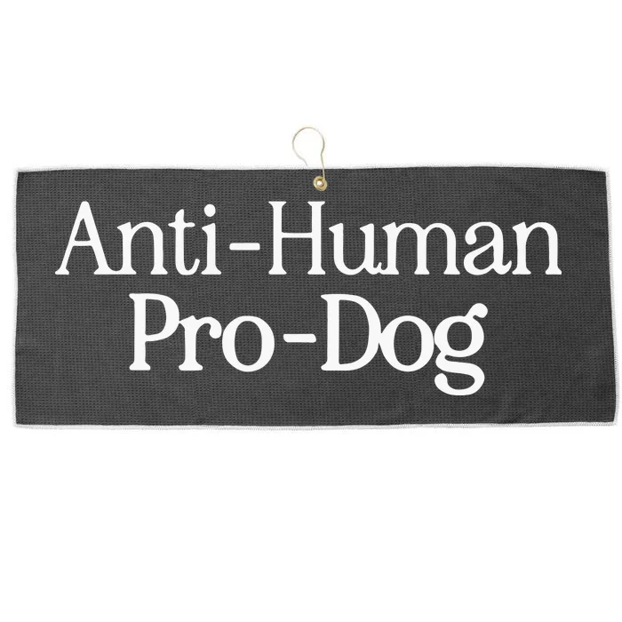 Anti Human Pro Dog Large Microfiber Waffle Golf Towel