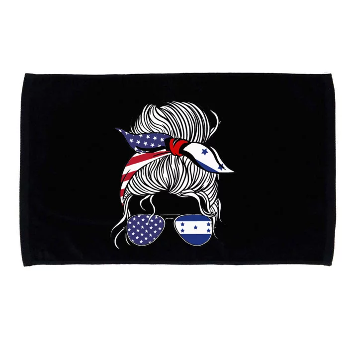 American Honduran Patriot Flag  Honduras Grown Microfiber Hand Towel