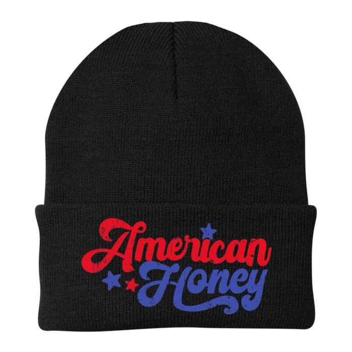 American Honey Patriot Western 4th Of July Independence Knit Cap Winter Beanie