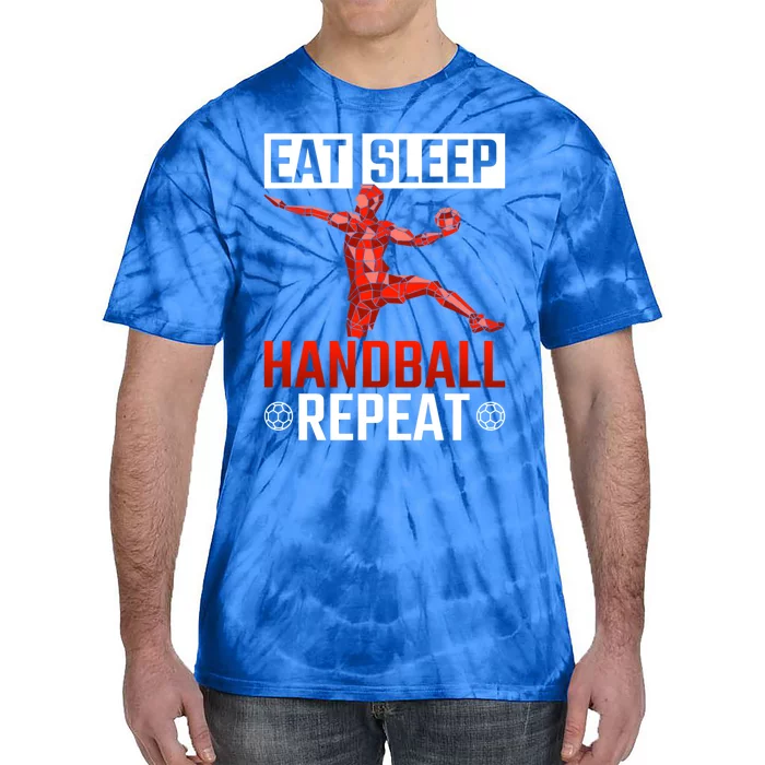 Athlete Handball Player Gift Handball Gift Tie-Dye T-Shirt