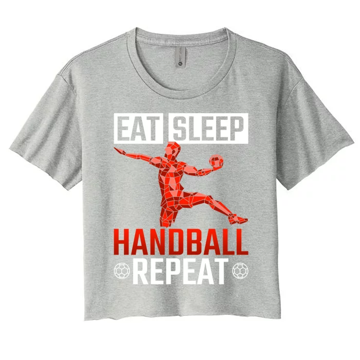 Athlete Handball Player Gift Handball Gift Women's Crop Top Tee