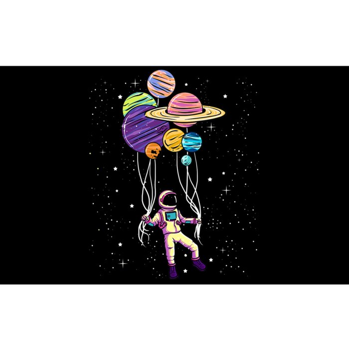 Astronaut Holding Planet Balloons STEM Kids Bumper Sticker