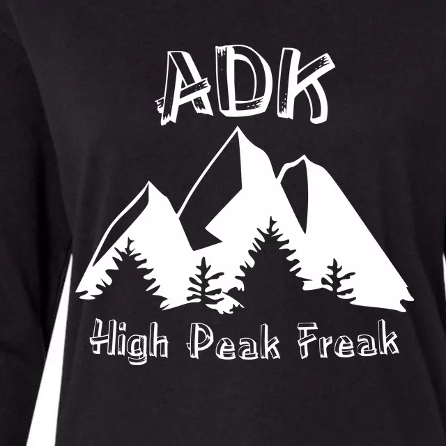 Adirondack High Peak Freak Womens Cotton Relaxed Long Sleeve T-Shirt