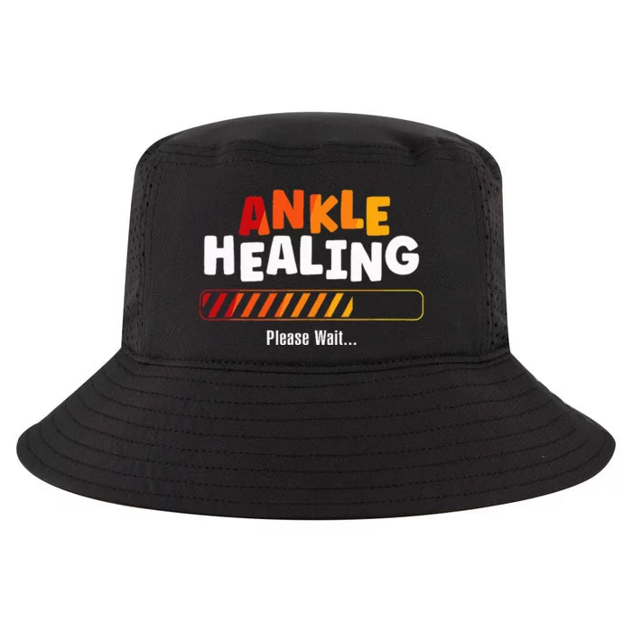 Ankle Healing Please Wait Broken Ankle Cool Comfort Performance Bucket Hat