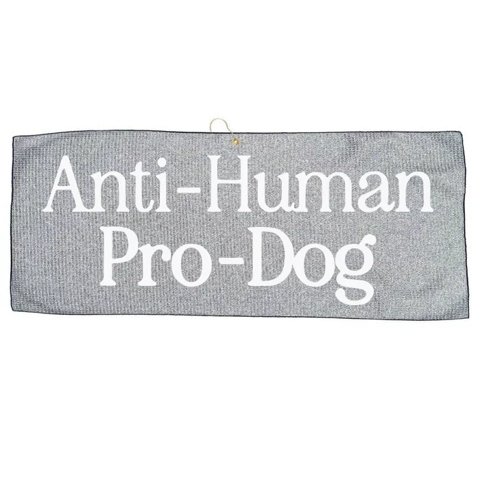 Anti Human Pro Dog Large Microfiber Waffle Golf Towel