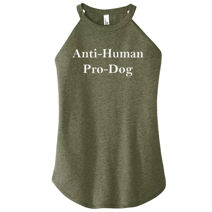 Anti Human Pro Dog Women’s Perfect Tri Rocker Tank