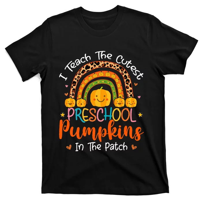 Adorable Halloween Pumpkin Teacher for Preschoolers T-Shirt