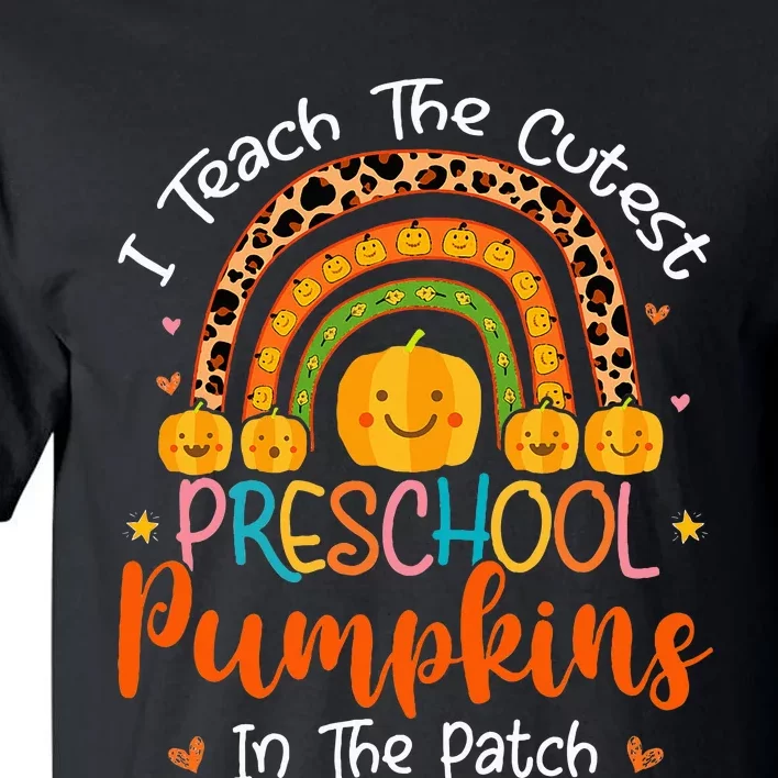 Adorable Halloween Pumpkin Teacher for Preschoolers Tall T-Shirt