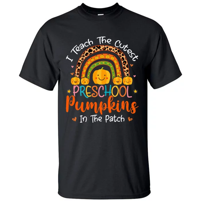 Adorable Halloween Pumpkin Teacher for Preschoolers Tall T-Shirt