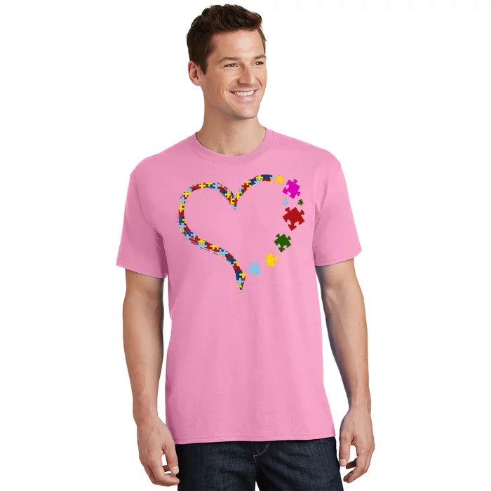 Autism Heart Puzzle Piece T-Shirt