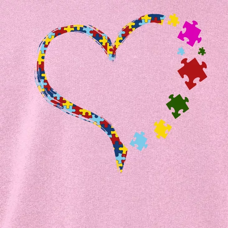 Autism Heart Puzzle Piece Toddler Hoodie