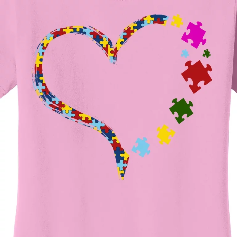 Autism Heart Puzzle Piece Women's T-Shirt