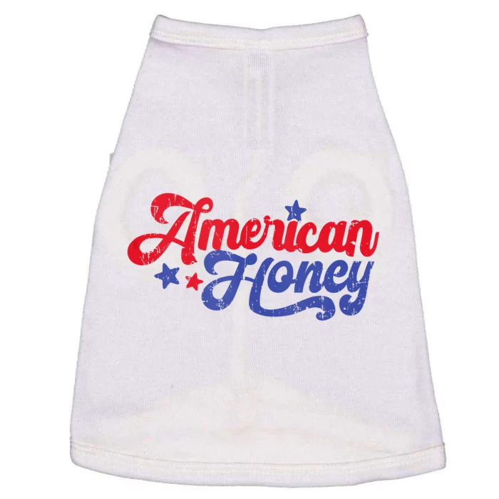 American Honey Patriot Western 4th Of July Independence Doggie Tank