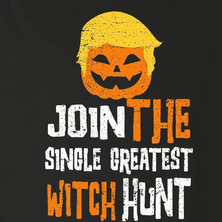 AntiTrump Halloween Pumpkin Join Single Greatest Witch Hunt Toddler Long Sleeve Shirt