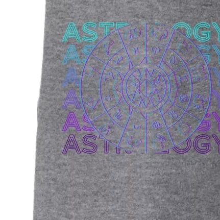 Astrology Horoscope Retro Astrology Gift Doggie 3-End Fleece Hoodie