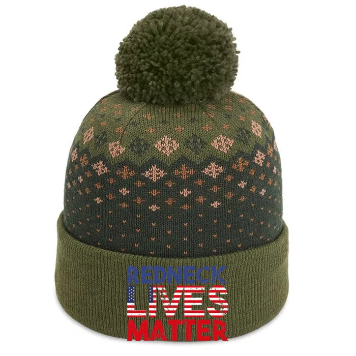 American Holiday Redneck Matter 4th Of July United States The Baniff Cuffed Pom Beanie