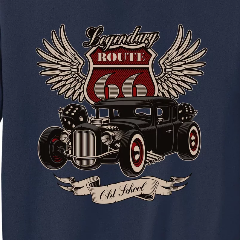 American Hot Rod On Dark Sweatshirt